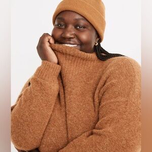 Madewell | 3X | Dillion Brown Mockneck Pullover Sweater